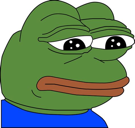 Sad Pepe FeelsBadMan transparent PNG - StickPNG