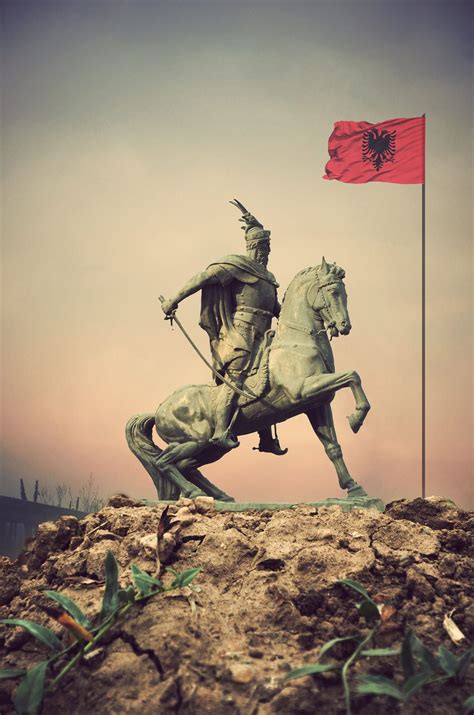 Skenderbeu by Adrian Limani | Albanien flagge, Albanien, Kosovo flagge