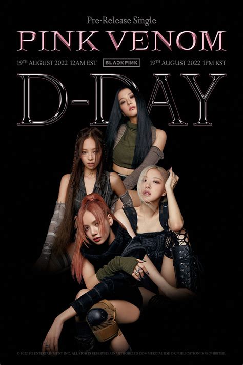 BLACKPINK “Pink Venom” D-Day Poster – BLACKPINK CAFÉ