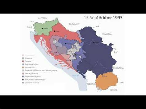 Timeline of the Breakup of Yugoslavia – GEOGRAPHY EDUCATION