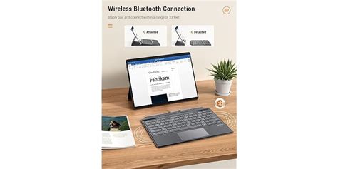 Bluetooth Keyboard for Microsoft Surface