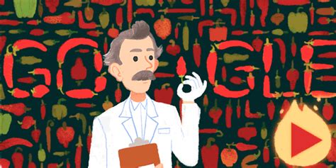 Wilbur Scoville Google Doodle - Business Insider