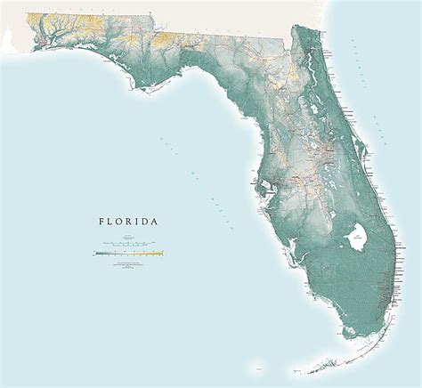 Highest Elevation In Florida Map