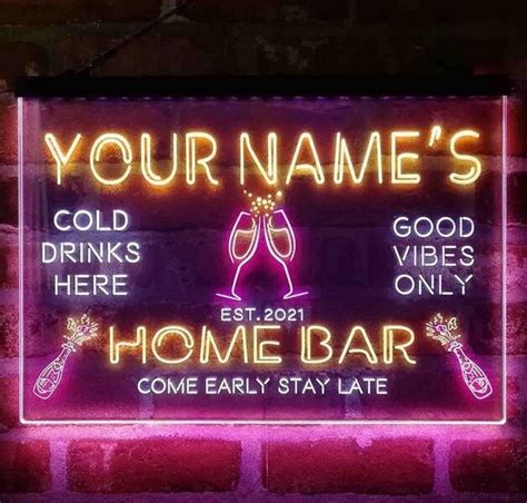 Neon Bar Signs for Home | Lighted Signs for Home Bar | ADVPRO