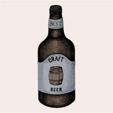 Illustration of a craft beer | Premium Vector Illustration - rawpixel