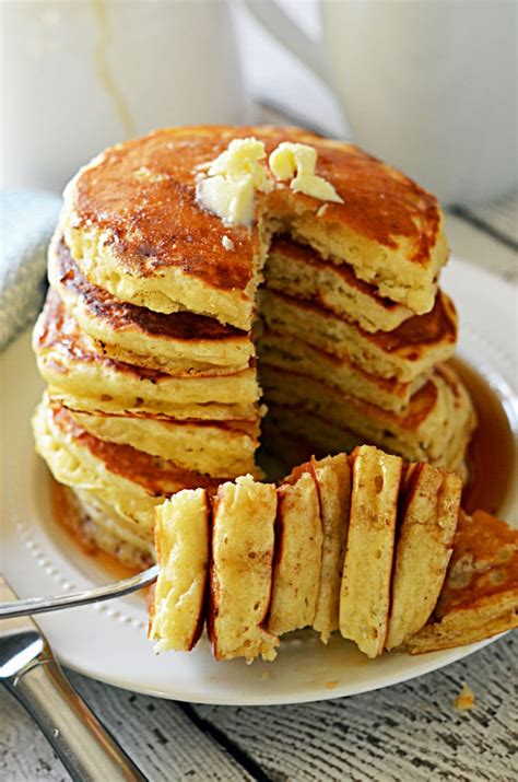 Fluffy Old Fashioned Pancakes - Host The Toast