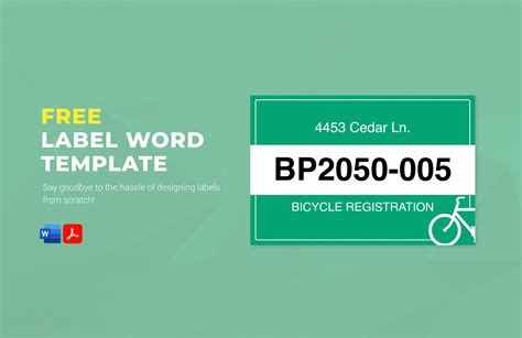 Label Word Template in Word, PDF - Download | Template.net