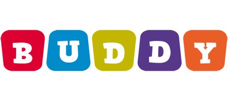 Buddy Logo | Name Logo Generator - Smoothie, Summer, Birthday, Kiddo, Colors Style