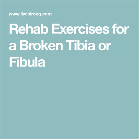 Broken fibula exercises – Artofit