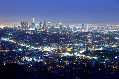 Los Angeles Night view by esee on DeviantArt