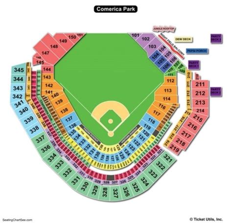 Comerica Park Seating Map With Rows | Cabinets Matttroy