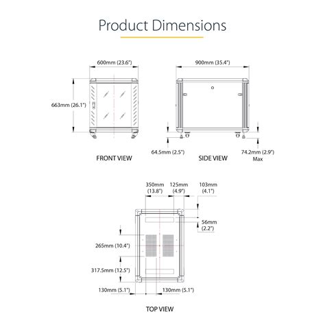 12u Server Rack Dimensions - Tutor Suhu