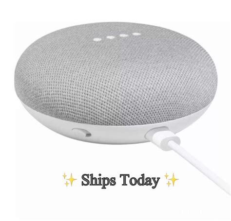 Google Home Mini Smart Speaker with Google Assistant - Chalk (GA00210-US) for sale online | eBay ...