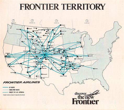 Frontier Airlines - Collector's Guide to Airline Timetables