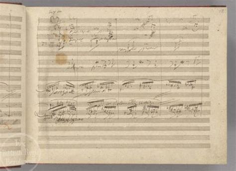 Beethoven's Fifth Symphony - View of Original Score