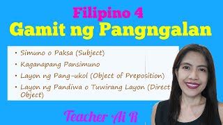 Gamit ng Pangngalan II Grade 4 II Teacher Ai R | Doovi