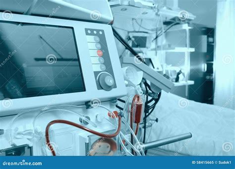 Advanced Equipment in Hospital Ward Stock Image - Image of illness, background: 58415665