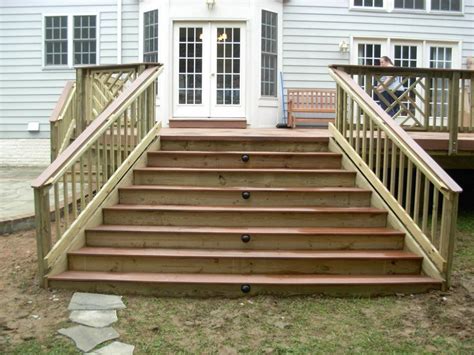 Image result for deck steps that widen at bottom | Deck steps, Deck stairs, Deck design