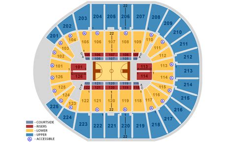 Simmons Bank Arena Seating Chart