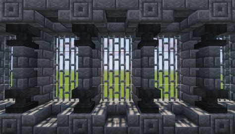 Stone brick wall design idea | Minecraft wall designs, Minecraft wall ...