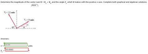 physics - Determine the magnitude of the vector sum - Mathematics Stack Exchange