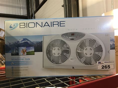 BIONAIRE REMOTE CONTROL TWIN WINDOW FAN - Able Auctions