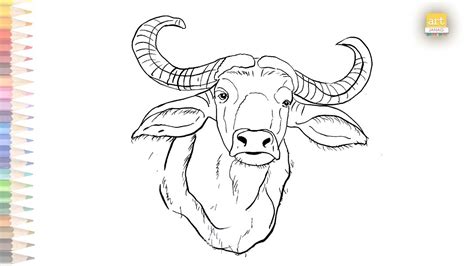 Update 77+ buffalo face sketch best - seven.edu.vn