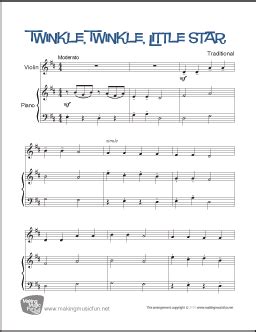 Twinkle, Twinkle, Little Star | Beginner Violin Sheet Music