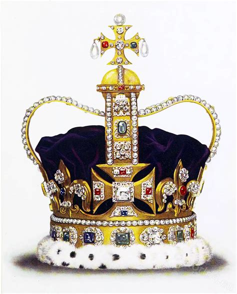 The English royal crowns.