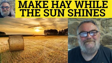 🔵 Make Hay While The Sun Shines Meaning - Make Hay While the Sun Shines ...