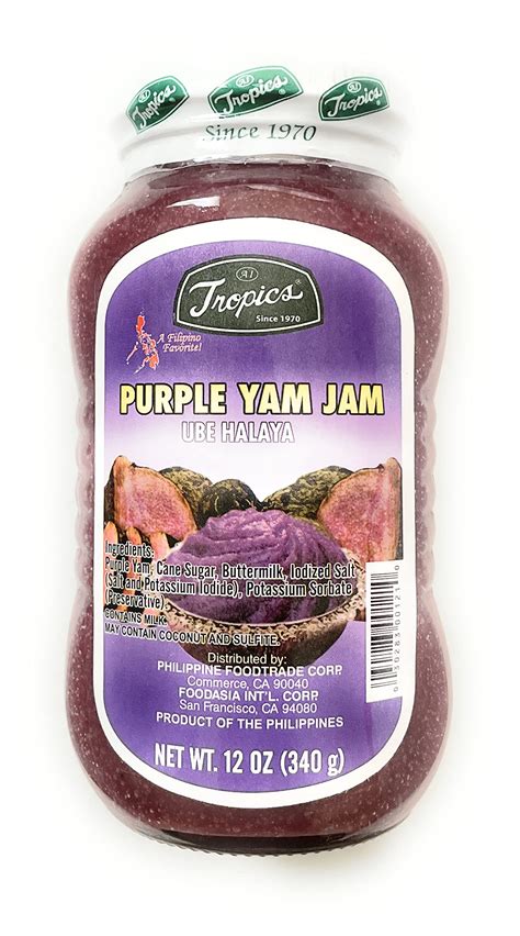 Buy Tropics Ube Halaya (Purple Yam Jam) Online at desertcartUAE