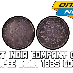 East India Company Half Anna 1835 India Coin - CoinBolee