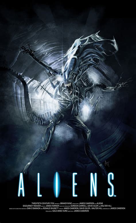 Aliens by Angel Trancon Arts - Home of the Alternative Movie Poster -AMP-