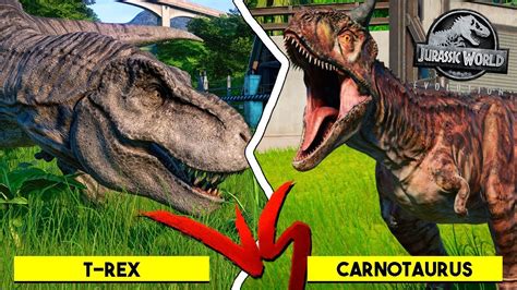 Carnotaurus Vs Tyrannosaurus Rex T Rex Jurassic World Evolution B | My XXX Hot Girl