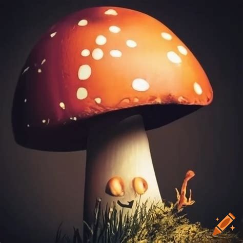 Mushroom with a hard hat
