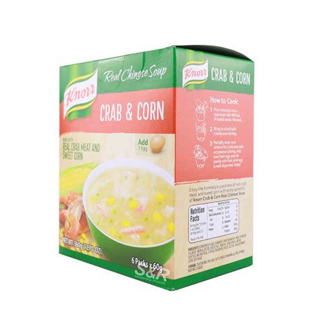 Knorr Real Chinese Soup Crab and Corn 6pcs - Carlo Pacific