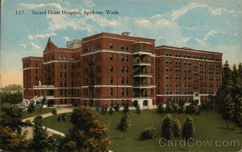 Sacred Heart Hospital Spokane, WA Postcard