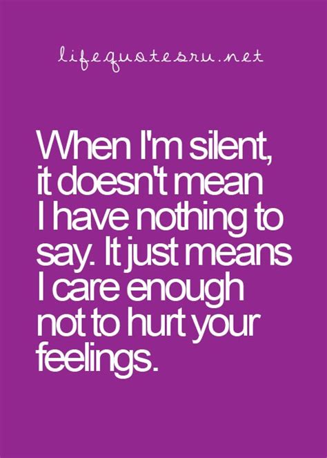 Quotes About Being Quiet. QuotesGram