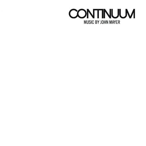 John Mayer CONTINUUM Vinyl Record