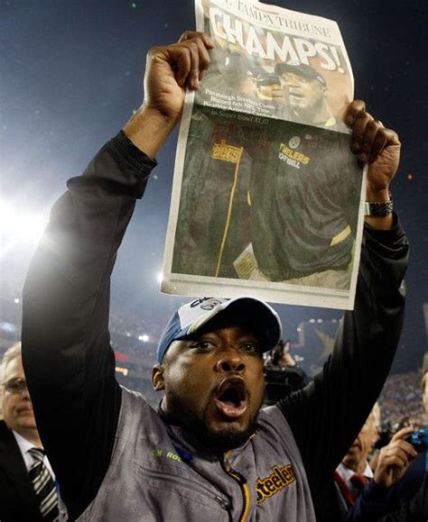 Mike Tomlin, one of the best coaches in the game. He led the Steelers ...