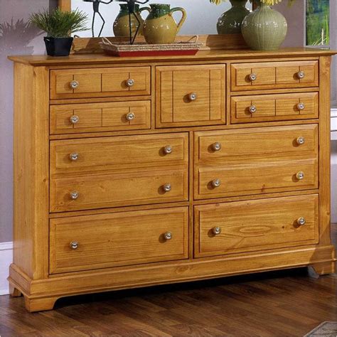 Bb20-002 Vaughan Bassett Furniture Triple Dresser - Pine