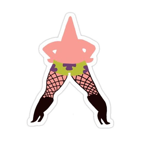 "Patrick Star in heels " Sticker for Sale by saraadraws in 2023 ...