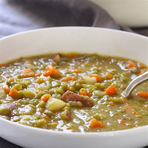 Vegan split pea soup | The Mostly Vegan