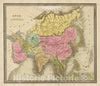 Historic Map : Asia, 1842, Jeremiah Greenleaf, v2, Vintage Wall Art - Historic Pictoric