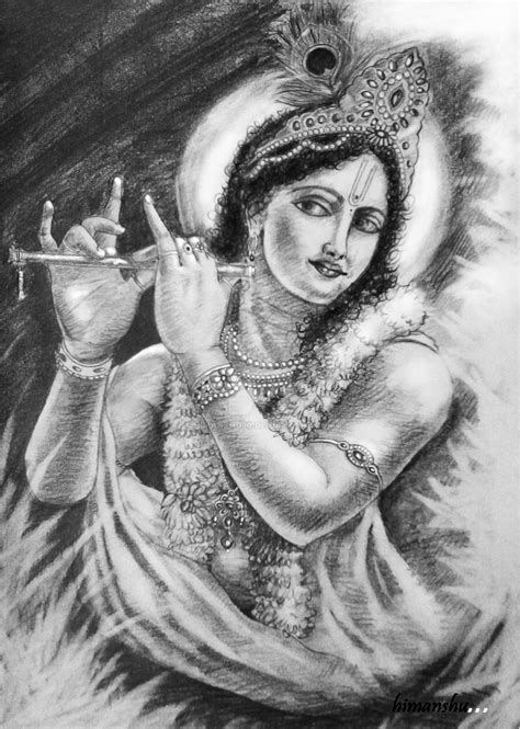 Lord Krishna: Pencil Sketches – A MYTHOLOGY BLOG | Lord krishna, Sketches, Lord krishna sketch