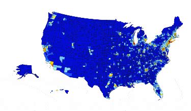 Cartogram of U.S. GDP (each county's size = its share of U.S. GDP) Spatial Analysis, Infographic ...