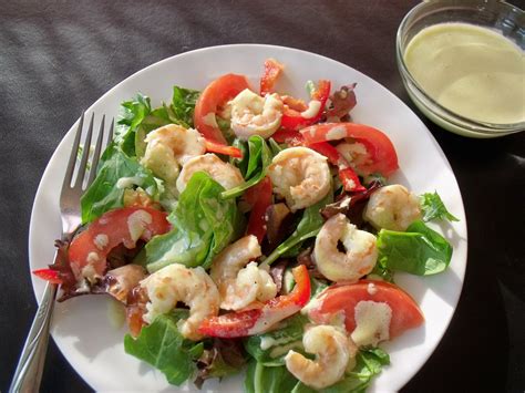 Shrimp Salad with Lemon Basil Dressing #SundaySupper - Cindy's Recipes