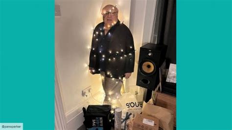 Danny DeVito goes viral as someone’s Christmas tree, and he loves it