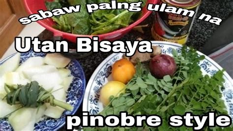 Utan Bisaya with sardinas + Pork steak || Tsubakhi Vlog - YouTube