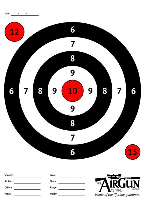 Printable Targets For Air Rifles